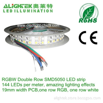 Double Row 144leds/meter 5050 Rgbw Led Strip 